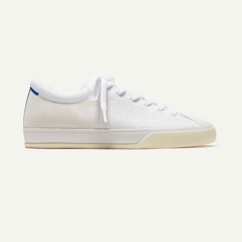 Rothy’s The Lace Up Sneaker in Bright White - Picture 1 of 15